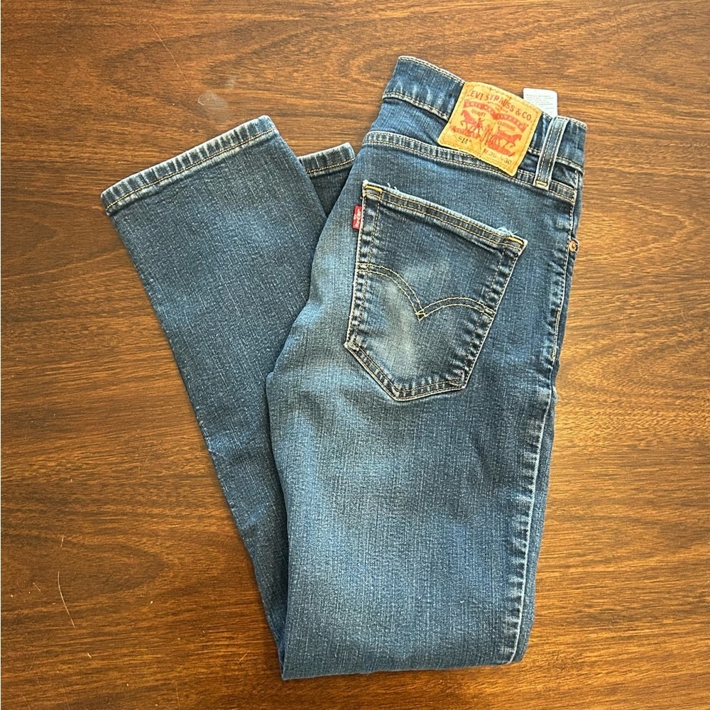 Levi's Men's Medium Blue Straight-Leg Jeans